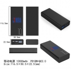 Plastic Power Bank - 2020 newest 10000mAh small size Power Bank with type C PD port to charge pc LWS-8031